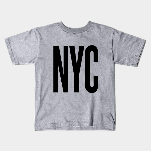 New York City - NYC Kids T-Shirt by whereabouts